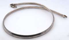 Vintage Italian Sterling Silver Omega Necklace