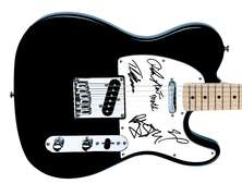 Scandal Full Band Autographed Tele Guitar ACOA