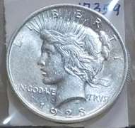 1923 Peace Dollar Uncirculated