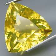 Brilliant! 20.10ct top lemon yellow unheated Citrine