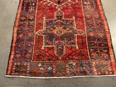 VINTAGE PERSIAN KARAJEH RUNNER 3.6x10.3