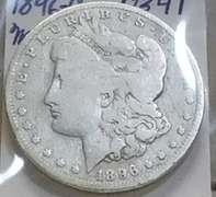 1896-O Morgan Dol  circ  harder date
