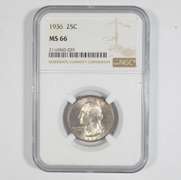 MS66 1936 Washington Quarter - Graded NGC