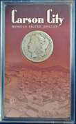 1885-CC Morgan Silver Dollar, Circulated.