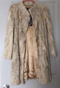 Ines Et Marechal Beige Persian Lamb 7/8 Coat