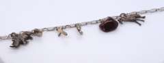 Vintage Sterling Silver Charm Bracelet