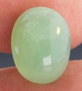 Glowing 7.47ct seafoam green Chrysoprase