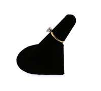 Classic Solitaire Oval Diamond Ring with 14k Gold