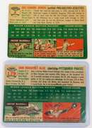 2 Topps 1954 Baseball Cards