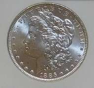 1886 Morgan Dol NGC MS-63, looks GEM