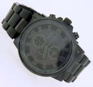 Citizen Eco Drive Nighthawk Chronograph PVD Bracelet Watch