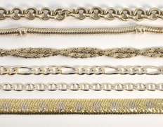 Diverse Group of 6 Sterling Bracelets