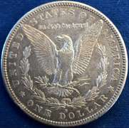 1883-S Morgan Silver Dollar, Circulated.