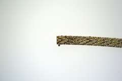 Italian Sterling Silver Riccio Chain Flat Mash Bracelet