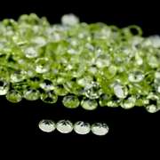 Solitaire cut! Unheated! 12.17ct Peridot set