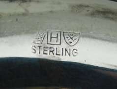 Sterling Rosepoint Divided Condiment Bowl