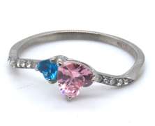 Sterling Silver Cubic Zirconia Ring