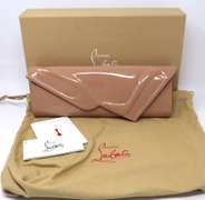 Christian Louboutin So Kate Nude Clutch