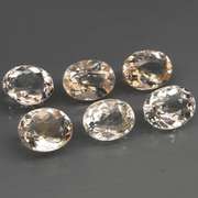 Whisper pink! 6.16ct untreated Morganite set