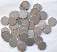 10 Each 1893 1896 1897 &1899 V Nickels