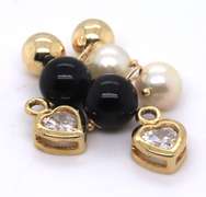 Beautiful Yellow Gold Hoop Charms