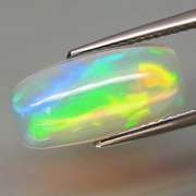 Glowing! 2.90ct full cover multi-pattern Jelly Opal