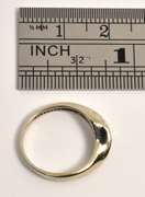 White Gold Diamond Band with a Twist