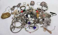 Group Lot of Sterling Silver Jewelry