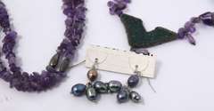 Group Lot of Gemstone Jewelry