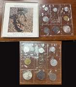 1974 set of 8 coins in original box Monete Dello Stato