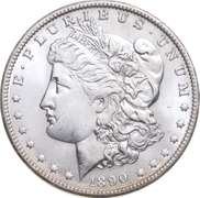1890-O Morgan Silver Dollar