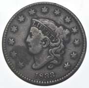 1833 Young Head Large Cent