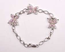 Beautiful Butterfly Bracelet in Sterling Silver
