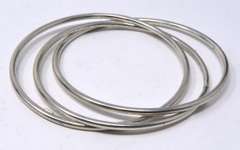 Lot of 3 Sterling Silver Bangles