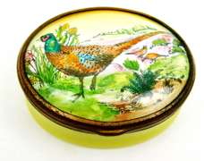 Bilson & Battersea Enamel Trinket Box