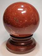 Attention grabbing 4,120ct Red Jasper sphere