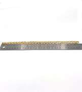 18k yellow Gold oval shaped curb chain