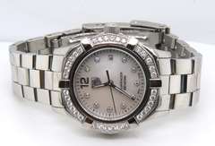 Tag Heuer Aquaracer Mop Diamond Dial Watch