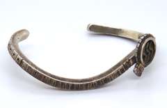 Sterling Silver Signed Cuff Bangle