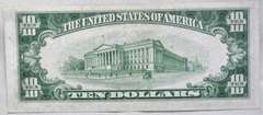 $ 10 1934 C Star Silver Certificate