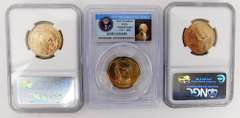 3 Graded Presidential Dollars, 2007