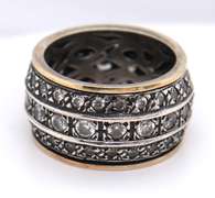 Group Lot of 4 Sterling Silver Rings