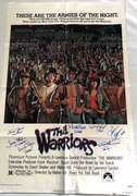 The Warriors Cast Autographed  Original The Warriors 27x40 Poster ACOA