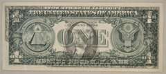 Strong Obverse Ink Transfer 1974 Texas  $1 1974 FR Note