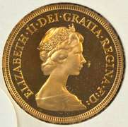 Superb Ultra Cameo Gem Proof 1980 British Gold Sovereign