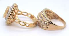 Lot of 2 Sterling Silver Cubic Zirconia Rings