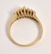 Precious Marquise Diamond Pyramid Ring