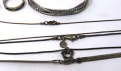 Group Lot of Vintage Sterling Silver Jewelry