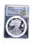 PR69 DCAM 2005-W American Silver Eagle - Graded PCGS
