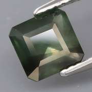 Heated only! 1.39ct emerald cut Australian Sapphire